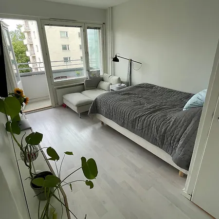 Kaunis Yksioe Parvekkeella Helsinki